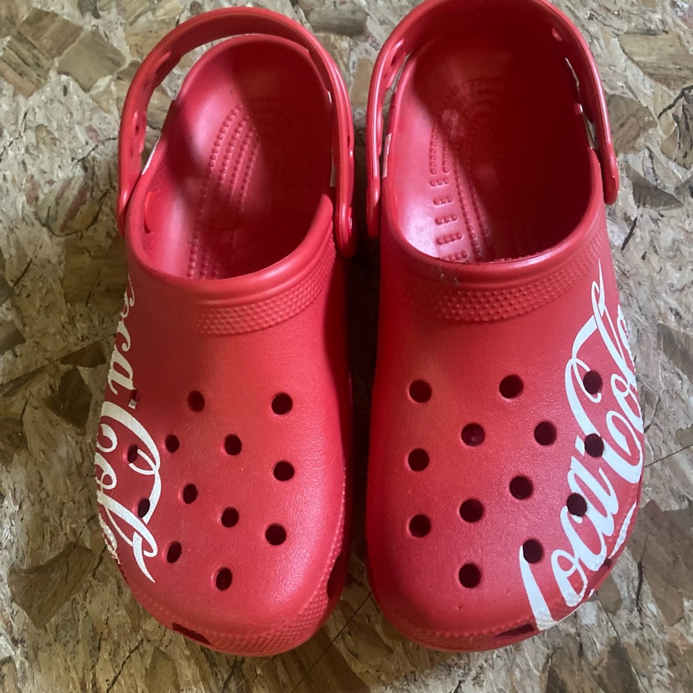 CROCS! CocaCola Woman’s size 8.